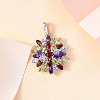 Multi-Edelstein-Anh&auml;nger - 2,87 ct.