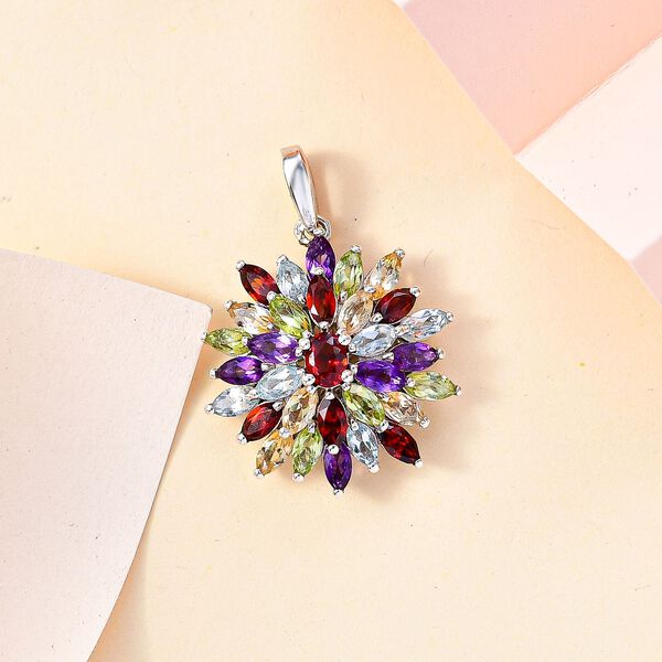 Multi-Edelstein-Anhänger - 2,87 ct. image number 2