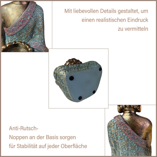 Buddha Harz Dekoartikel, 15,5x13x25,5cm image number 5