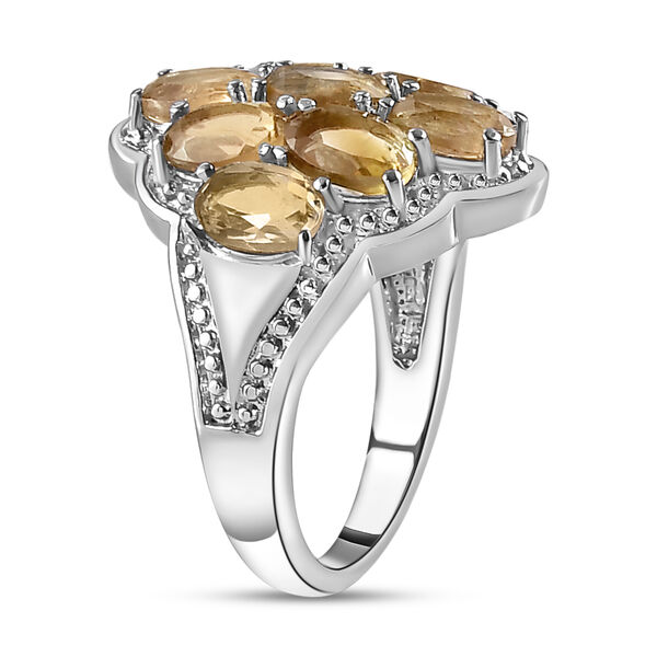 Citrin-Ring, (Gr&ouml;&szlig;e 16.00) Edelstahl, ca. 4,09 ct image number 5