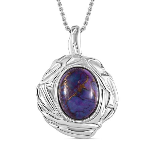 Lila Türkis Schmuckset  Edelstahl ca. 17,18 ct. image number 0