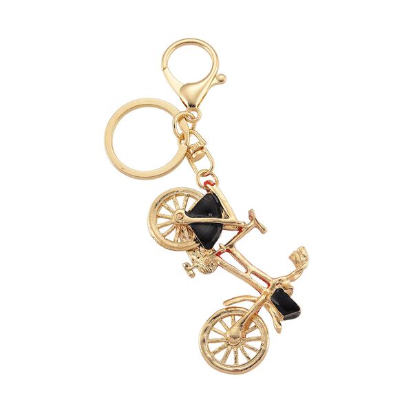 Schwarze Kristall Schmuckset Legierung emailliert, Legierung Std Gelb image number 5