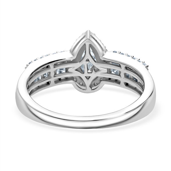 LUXURIANT DIAMOND - Lab Grown Diamant VS-EF Ring 925 Silber rhodiniert (Größe 18.00) ca. 1.02 ct image number 6
