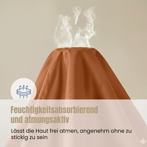 Serenity Night 100% Maulbeerseide Seidendecke mit 350gsm Seidenf&uuml;llung, 135x200cm, Ros&eacute;gold image number 6