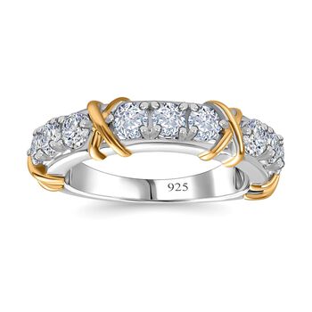 Moissanit Ring - 0,93 ct.