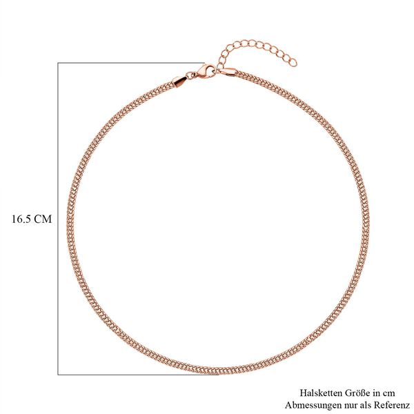 Panzerkette, ca. 50 cm, Edelstahl, ca. 9,10g, roséfarben image number 5