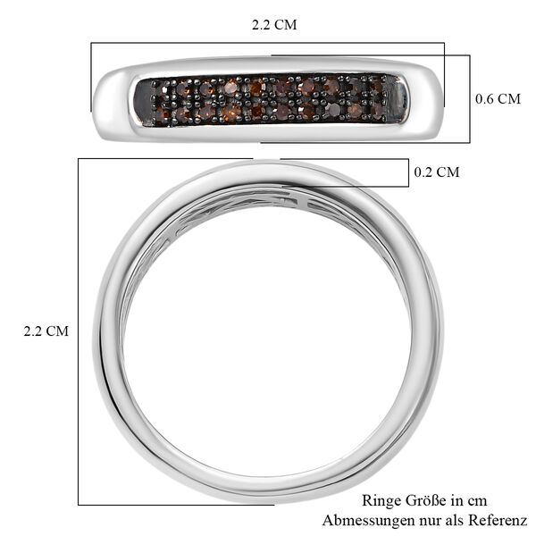 D'Joy roter Diamant Ring - 0,10 ct. image number 7