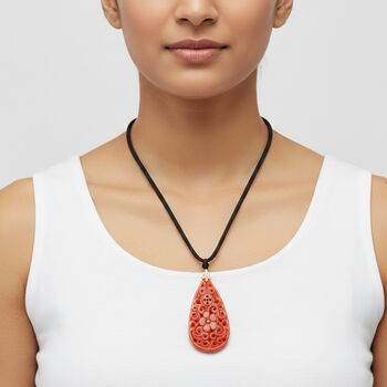 D'Joy Rote Jade Halskette Flexibles (ca. 71 cm) 925 Silber vergoldet ca. 50,00 ct.