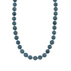 EXTREM SELTEN - Natürlicher Olmek Jadeit Halskette ca. 50 cm 925 Silber rhodiniert ca. 620.00 ct