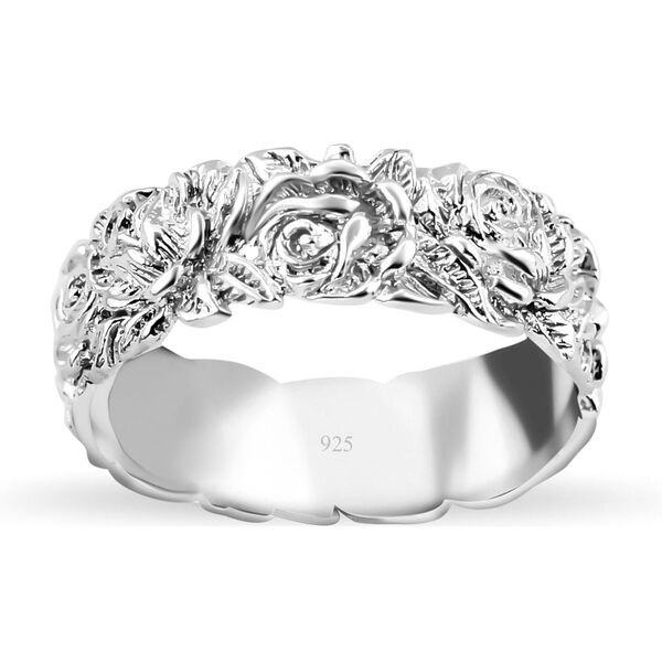 Royal Bali Kollektion - Silber Bandring image number 4
