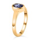Premium Tansanit Ring, 585 Gold (Größe 19.00) ca. 1,23 ct image number 4