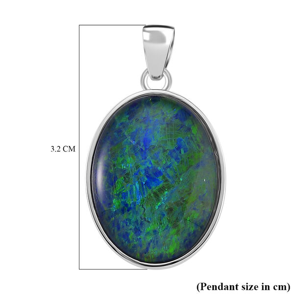Rhapsody AAAA Boulder Opal Triplette Anh&auml;nger 950 Platin (10-15 Werktage Lieferzeit) ca. 0.71 ct image number 5
