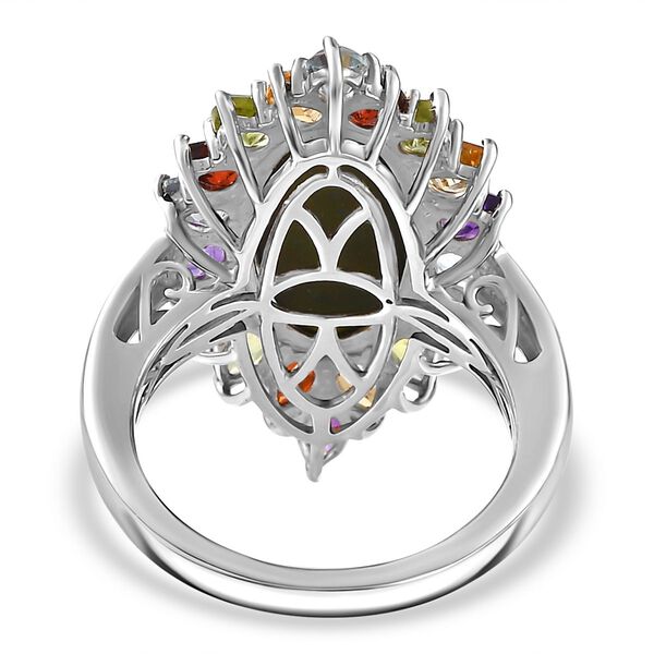 Boulder Opal Triplett und Multi-Edelstein Ring - 6,73 ct. image number 6