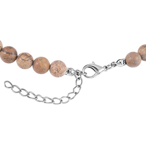 Bild Jasper Halskette ca. 45 cm, ca. 206.00 ct image number 4