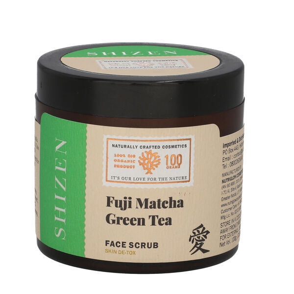 SHIZEN Kombo: Fuji Matcha Gr&uuml;ntee Gesichtsreinigung 150ml, Gesichtspeeling 100g und Gesichtsmaske 100g image number 5