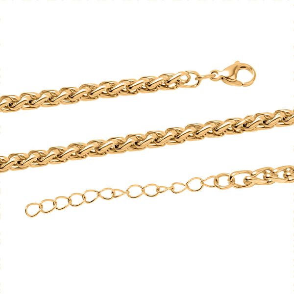 Byzantinische 50+5cm Halskette in Goldton image number 5