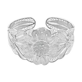Royal Bali Kollektion- Floraler Armreif, 19cm