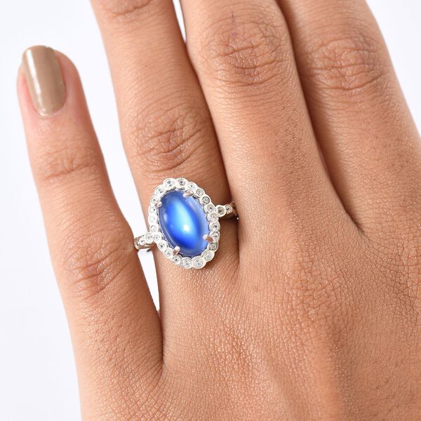 D'Joy Aurora Mondstein und Zirkon Ring - 4 ct. image number 2