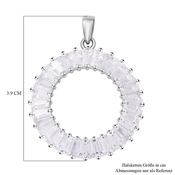 LUSTRO STELLA wei&szlig;er Zirkonia-Anh&auml;nger - 5,14 ct. image number 5