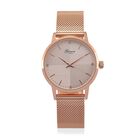 GENOA - Weißer Diamant Uhren 21.5 cm 316L Edelstahl Rose ca. 0,04 ct.