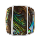 Royal Bali - Abalone Muschel Ring, 925 Silber (Größe 17.00)