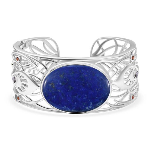 Lapislazuli und Multi-Edelstein-Armreif, 19 cm - 77,71 ct. image number 0