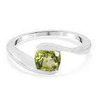 Peridot Bypass Ring 925 Silber  ca. 0,95 ct image number 0