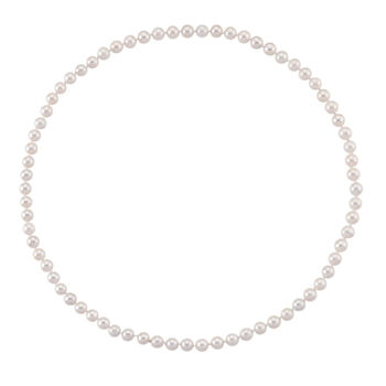 Wei&szlig;e Edison Perle 71cm Halskette