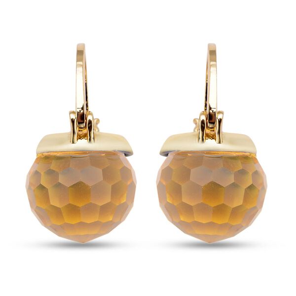 Champagner Kristall-Ohrringe - 20 ct.