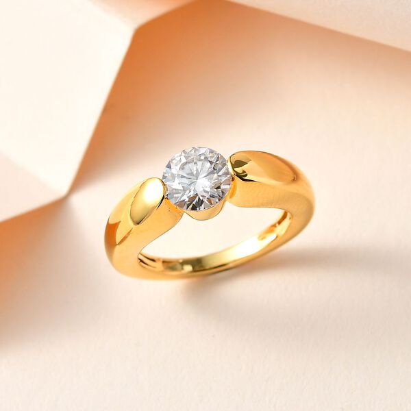 Moissanit Ring - 1,21 ct. image number 8