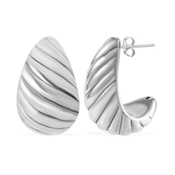 Silberhauch Kollektion - Elektroform Ohrringe, 925 Silber ca. 4,81g