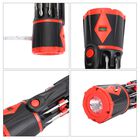 Multifunktions-Taschenlampe mit Schraubendreher, Maßband und Wasserwaage, rot, Batterien nicht inklusive image number 4