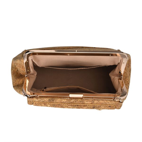 Rucksack aus Naturkork mit Schultergurt, Natur image number 5