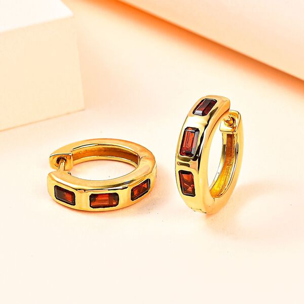 Mosambik Granat Ohrringe - 2,29 ct. image number 2