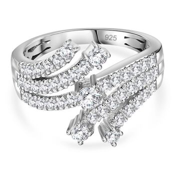 Moissanit Ring, ca. 1,05 ct.