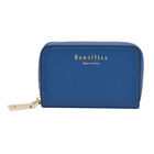SENCILLEZ Geldbörse aus 100% echtem Leder und RFID Schutz, Größe 12x2x8 cm, Blau image number 0