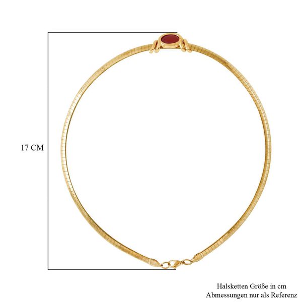 EVER TRUE schlichte Solit&auml;r-Edelstein-Halskette in Goldton image number 7