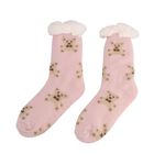 Kuschelige Sherpa-Socken mit Teddy-Bär-Motiv, Teddy Rosa