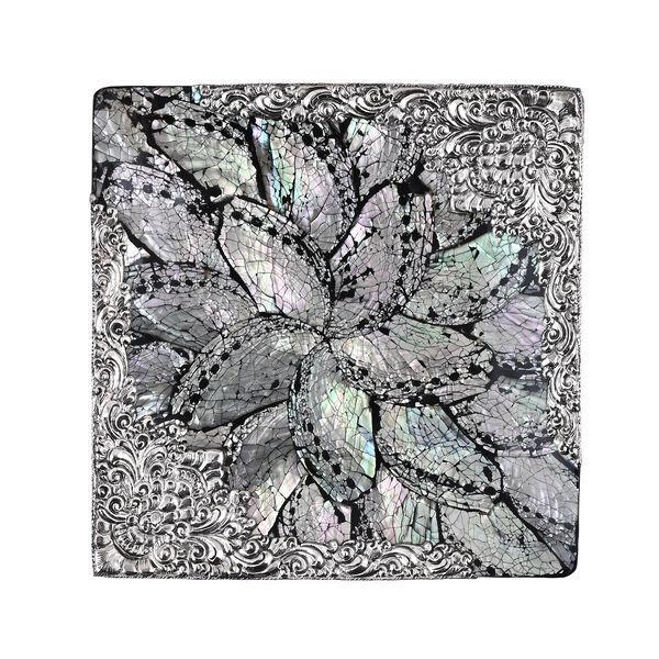 D'Joy Royal Bali- Abalone Muschel quadratische Dekoschale, 925 Silber, 18,5x18,5x3cm image number 4