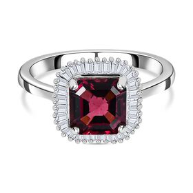 RHAPSODY AAAA Rubellit und VS EF Diamant Ring in 950 Platin - 2,20 ct.