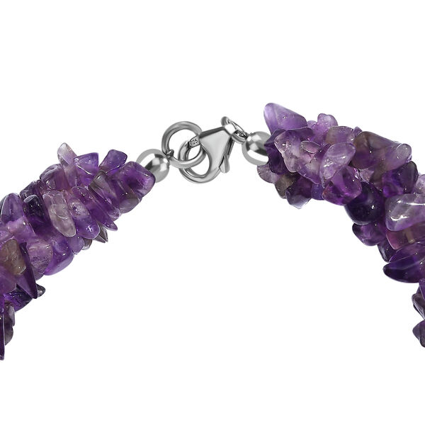 Afrikanisches Amethyst Armband, 19 cm - 120 ct. image number 3
