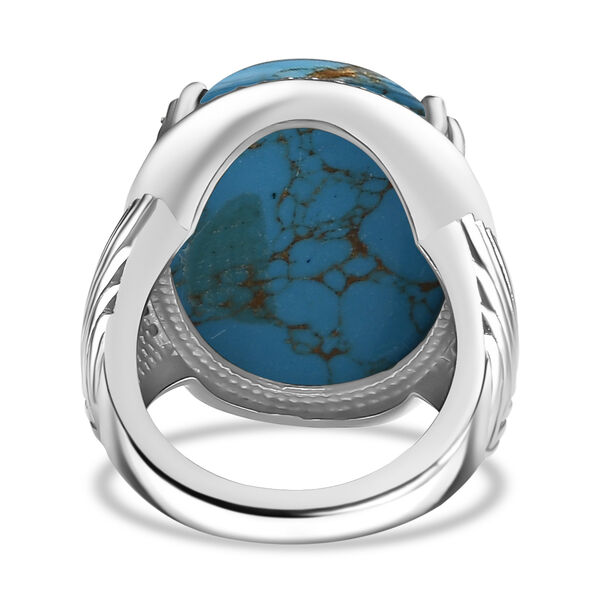 Blauer Türkis Ring - 20,57 ct. image number 5
