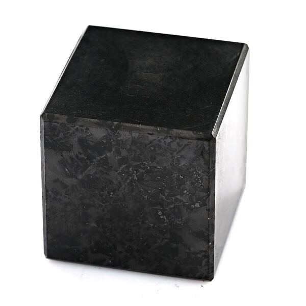 Shungit Quadrat 4 cm ca. 110 g Schwarz image number 5