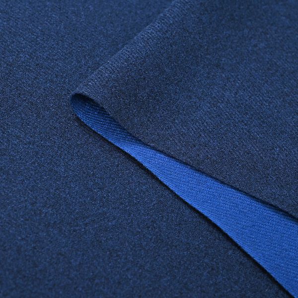 Eleganter Ombre-Schal mit Fransen, 68x180 cm, Meerblau image number 7