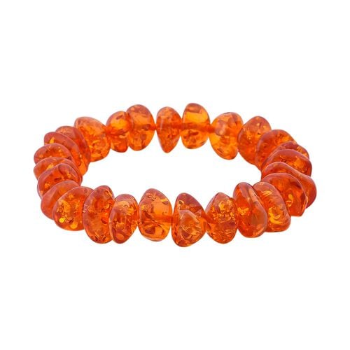 Synthetischer Bernstein Armband 19 cm ca. 102,00 ct. image number 0