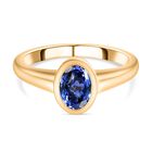 Premium Tansanit Ring, 585 Gold (Gr&ouml;&szlig;e 18.00) ca. 1.23 ct
