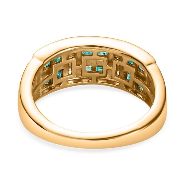 Kagem sambischer Smaragd und Zirkon-Ring - 0,84 ct. image number 5