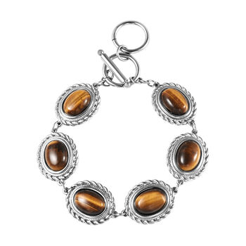 Gelbes Tigerauge-Armband, ca. 20 cm, ca. 19.30 ct