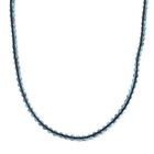 Blaue Howlith Halskette, flexibel, ca. 80.00 ct