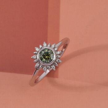 D'Joy Paraiba Moissanit und Moissanit Ring - 0,49 ct.